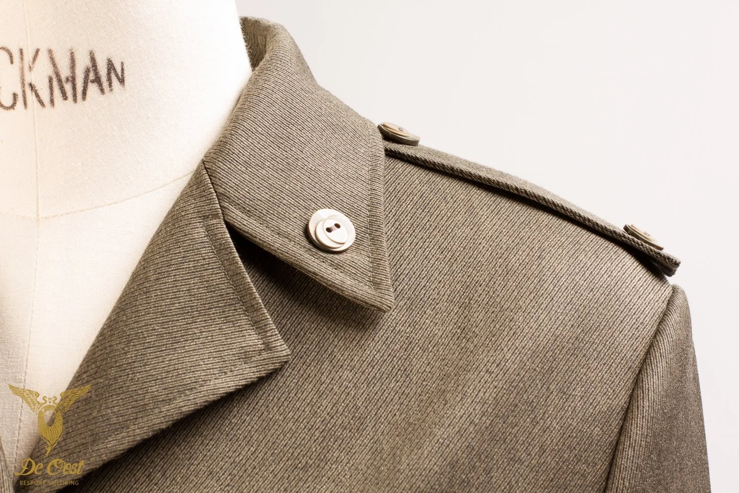 Ladies military style sales blazer